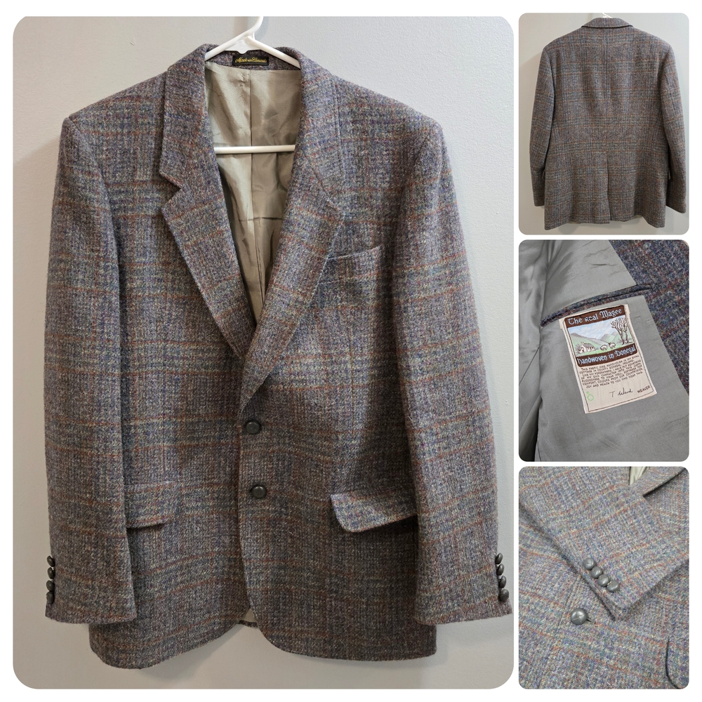REAL MAGEE Donegal Tweed Blazer Size 40 R